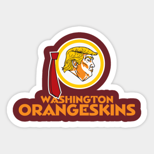 Washington Orangeskins Sticker